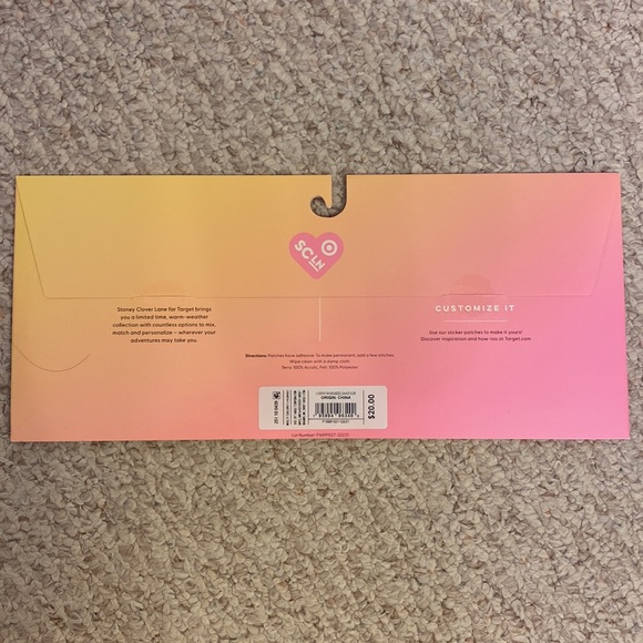 NWT Stoney Clover Lane x Target cosmetic bag and patches set - Picture 8 of 10